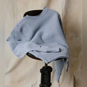 Champion Men’s Reverse Weave crewneck sweatshirt in gray